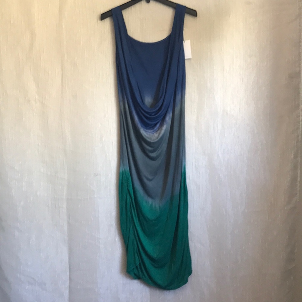 Beach Dress (Propriano colour block) tie dye - Picture 5 of 8